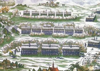 Obraz Michała Stachowicza przedstawiający bitwę pod Szczekocinami z 1794 roku.